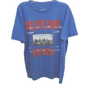 Death Row Records T-shirt Medium LA California Hip Hop  Vintage NWOT
